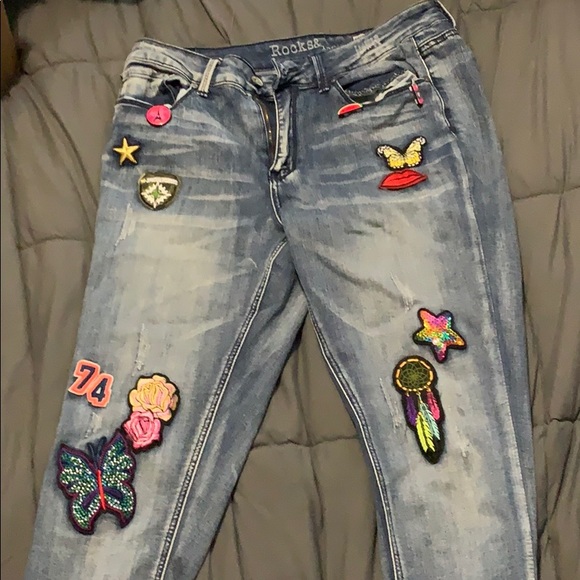 rocks and indigo jeans